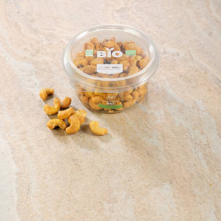 Les Noix de cajou grillées curry BIO