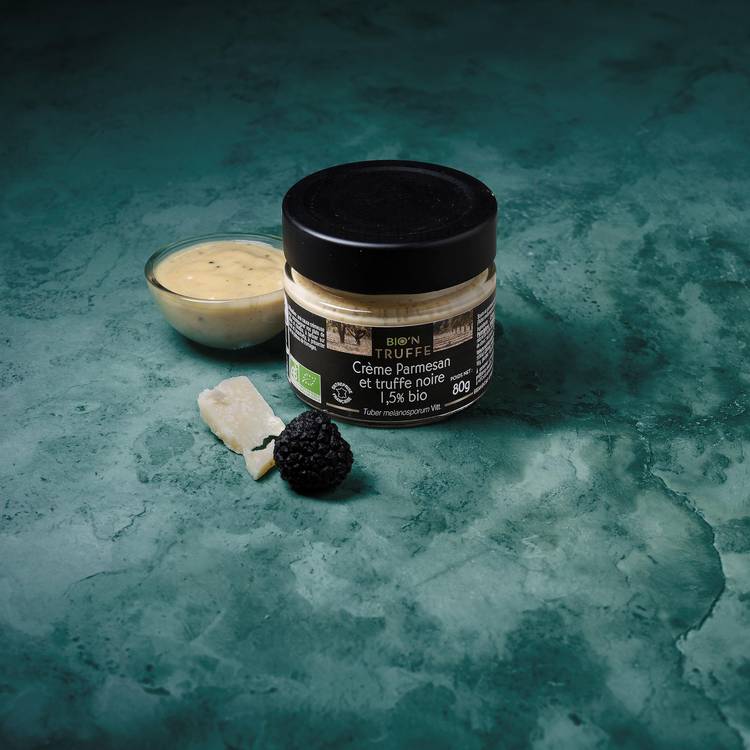 La Crème parmesan truffe noire 1.5% BIO