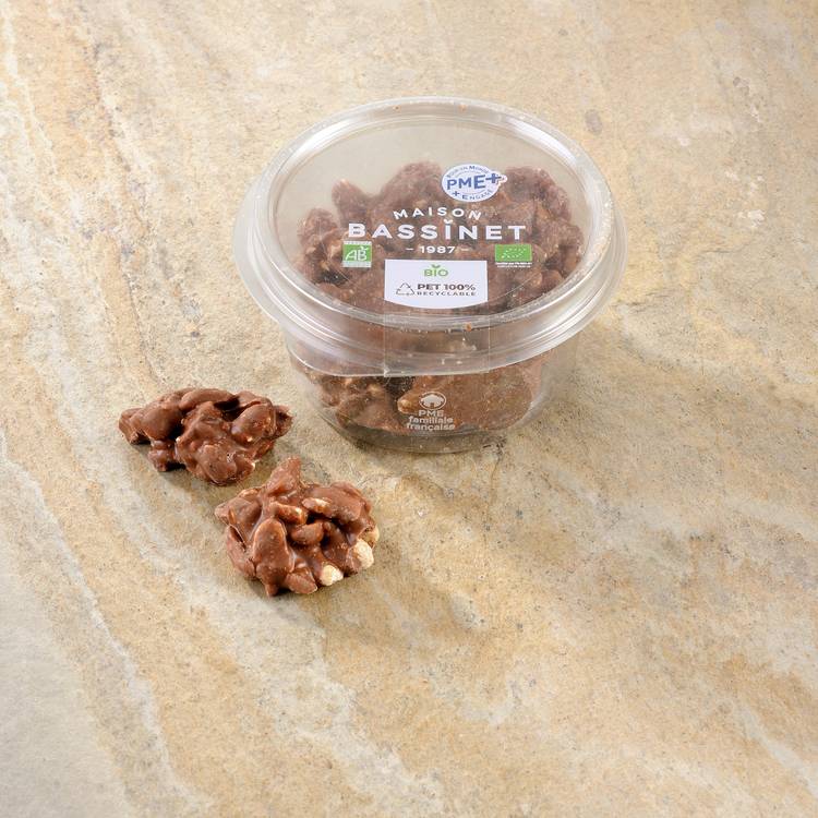 Les Rochers cacahuètes chocolat au lait BIO