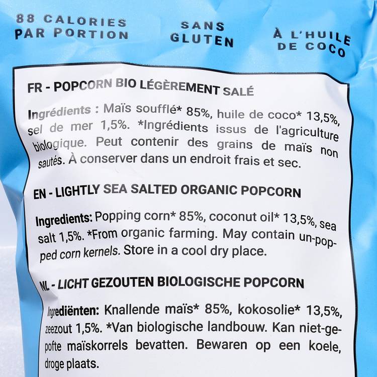 Le Pop Corn légèrement salé - 2