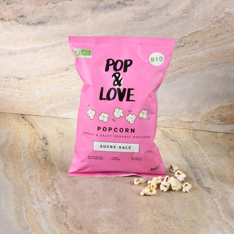 Le Pop Corn sucré salé BIO