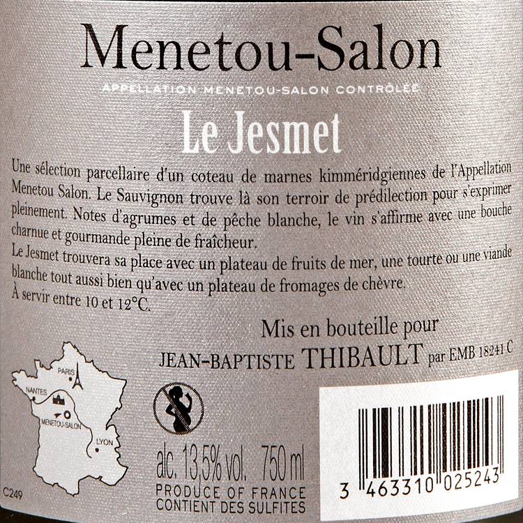 Le Menetou salon domaine Jesmet AOC - 2