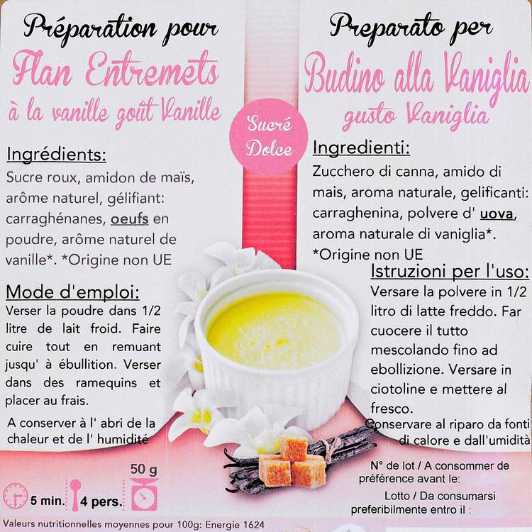 La Préparation pour un flan vanille - 2