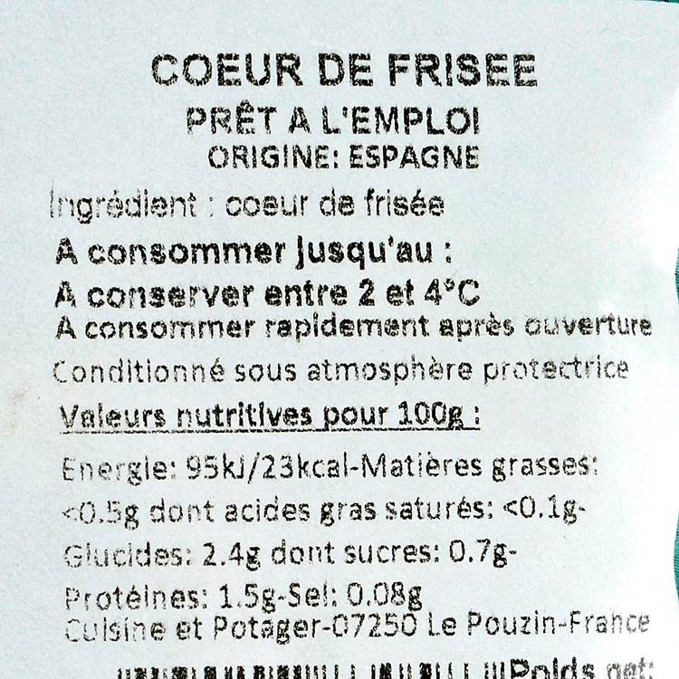 Le Cœur de frisée - 3