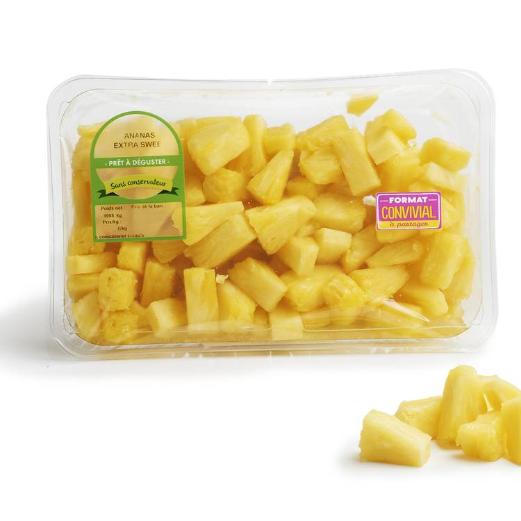 Les Cubes d'ananas 825g - 2