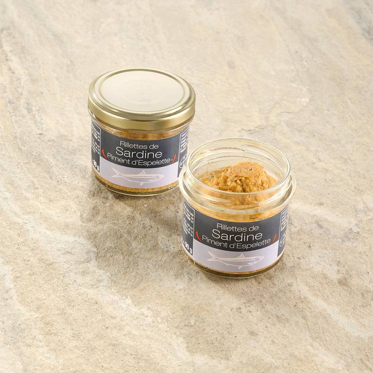 Les Rillettes de sardines au piments d'Espelette