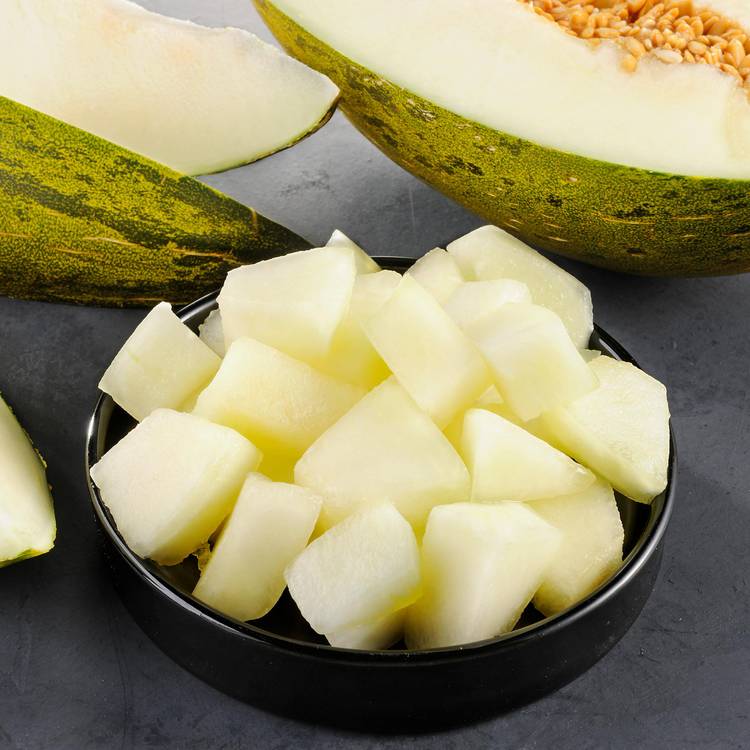 Le Melon vert en cubes