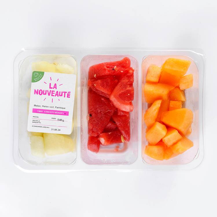 Les melons et pastèque en cubes - 2