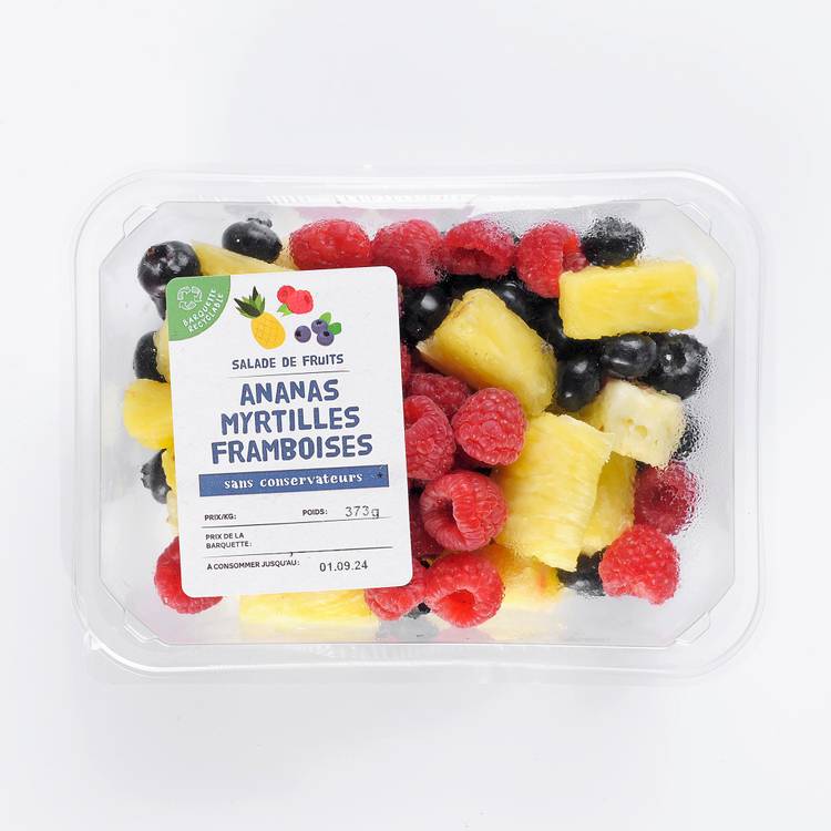 La Salade de fruits ananas, myrtilles & framboises - 3