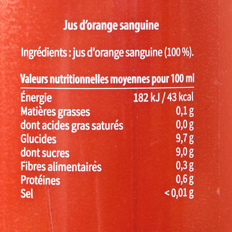 Le Pur jus d'orange sanguine 1L - 3