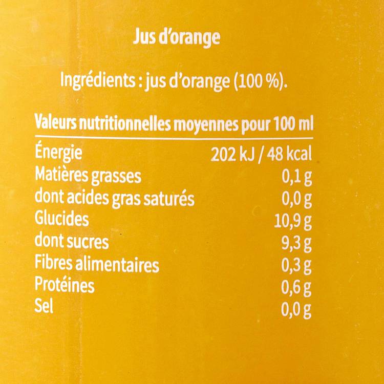 Le Pur jus d'orange frais 1L - 3