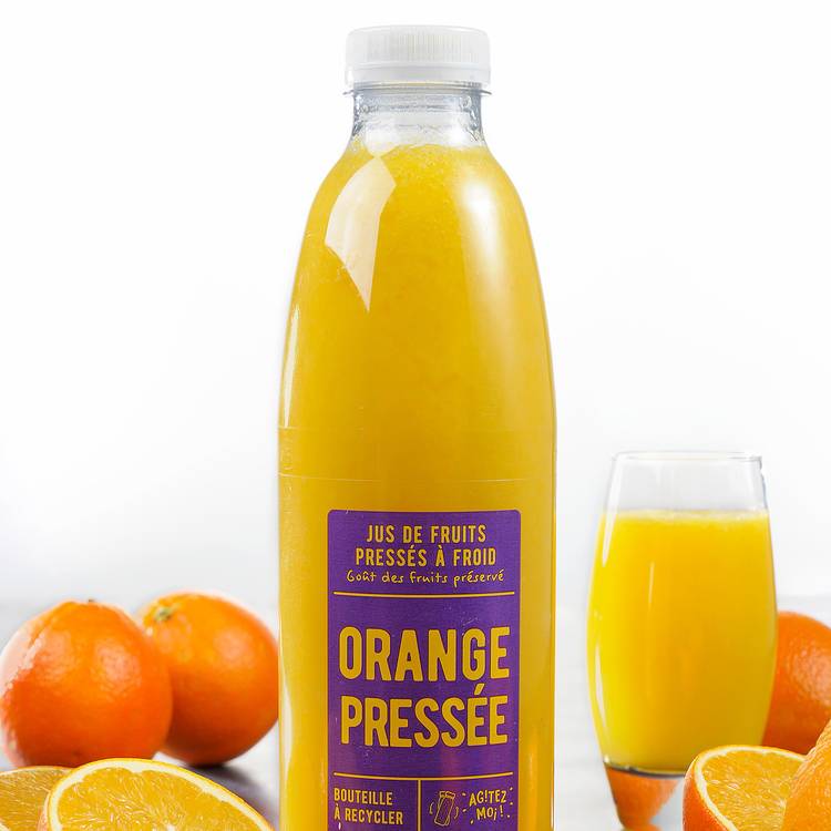 Le Pur jus d'orange frais 1L - 1