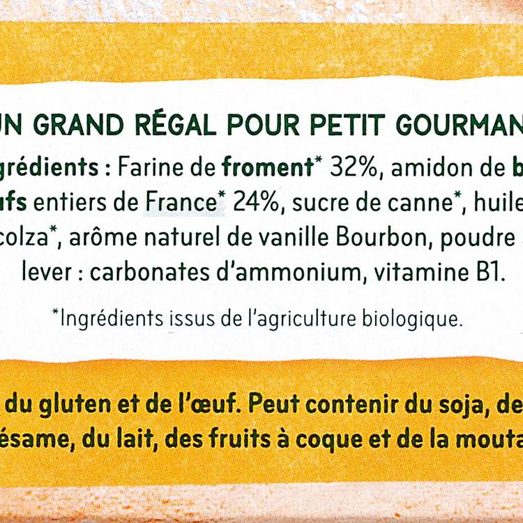 Petits boudoirs à la vanille BIO - 4