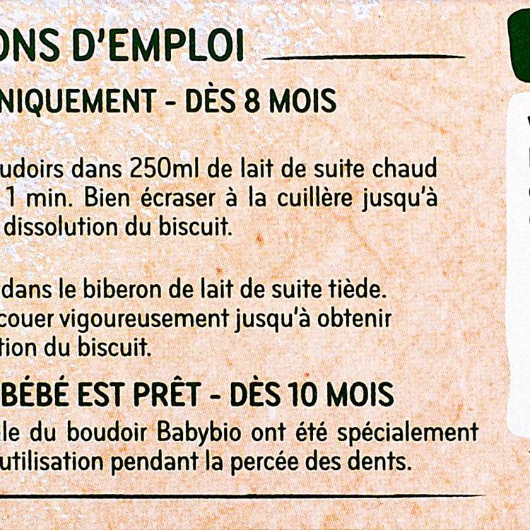 Petits boudoirs à la vanille BIO - 3
