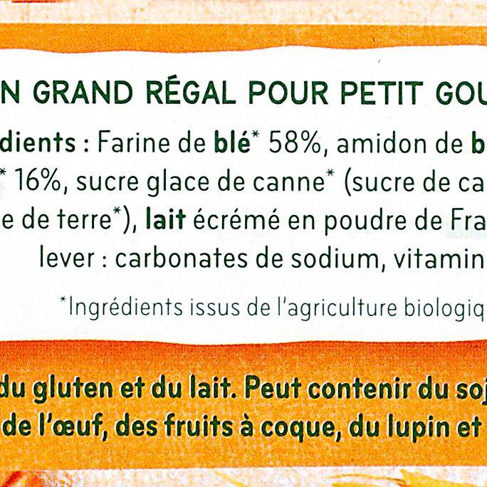 Les Petits Beurres BIO - dès 12 mois - 4