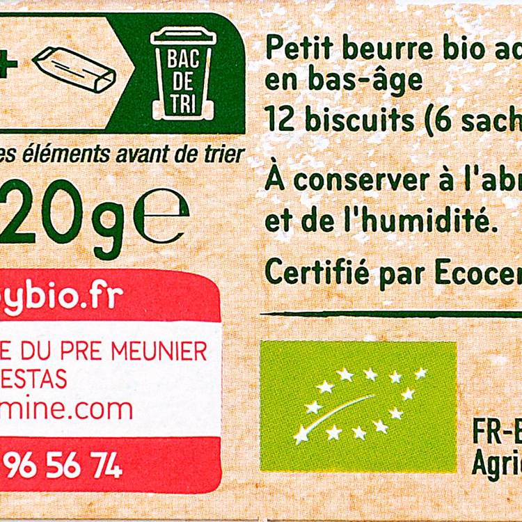 Les Petits Beurres BIO - dès 12 mois - 3