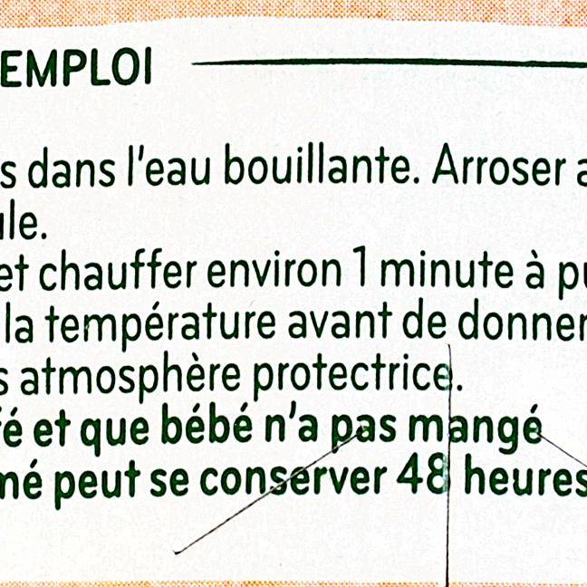 Chili végétal doux - Carotte, maïs, haricots rouges BIO - dès 12 mois - 4