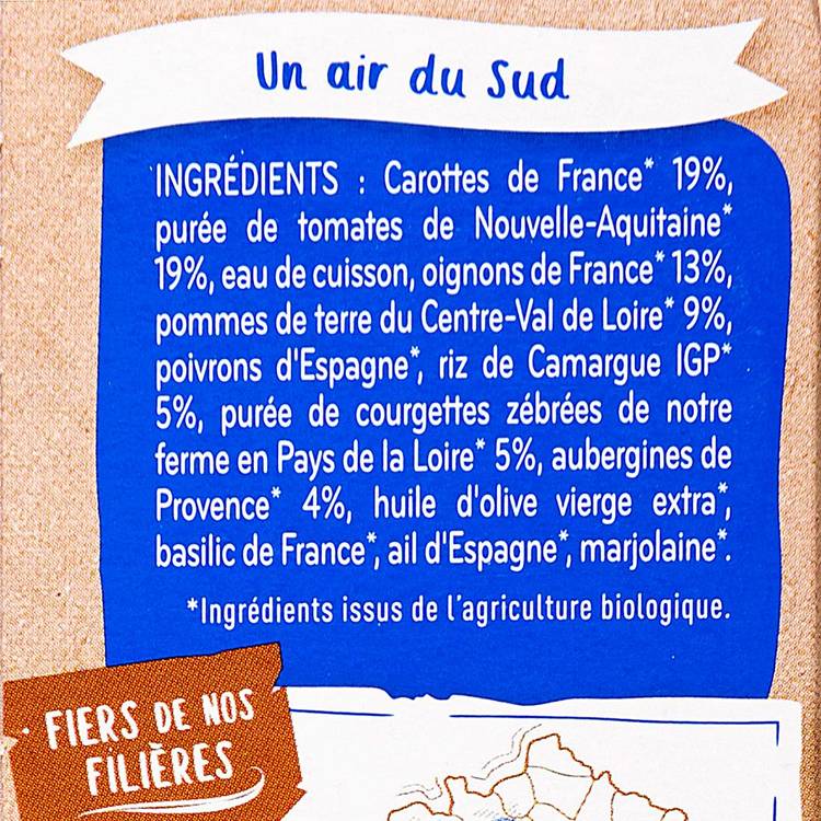 Bonne Nuit Ratatouille à la Provençale & Riz de Camargue au Basilic BIO - 4