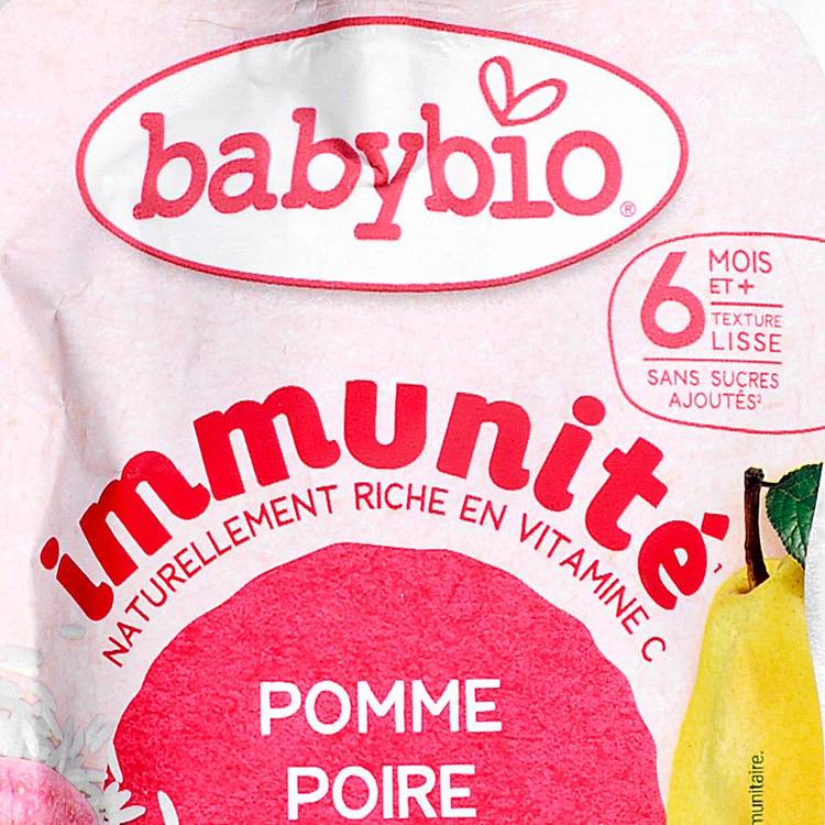 La Gourde immunité pomme poire riz BIO - dès 6 mois - 2