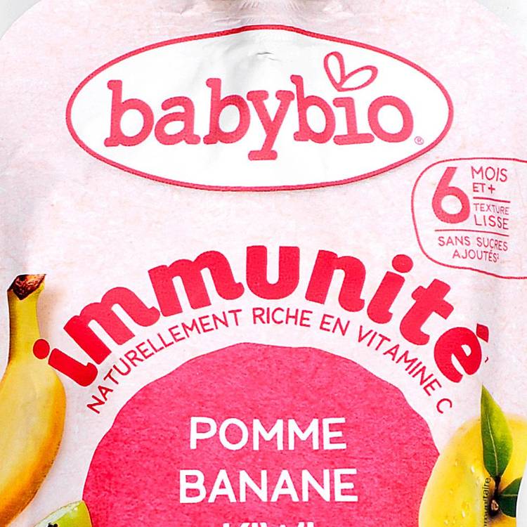 La Gourde immunité pomme Banane kiwi BIO - dès 6 mois - 2