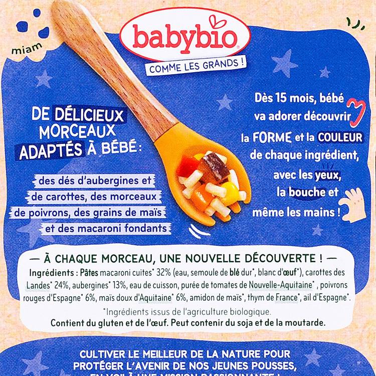 L'assiette De macaroni et légumes du soleil carottes des landes BIO- - 3