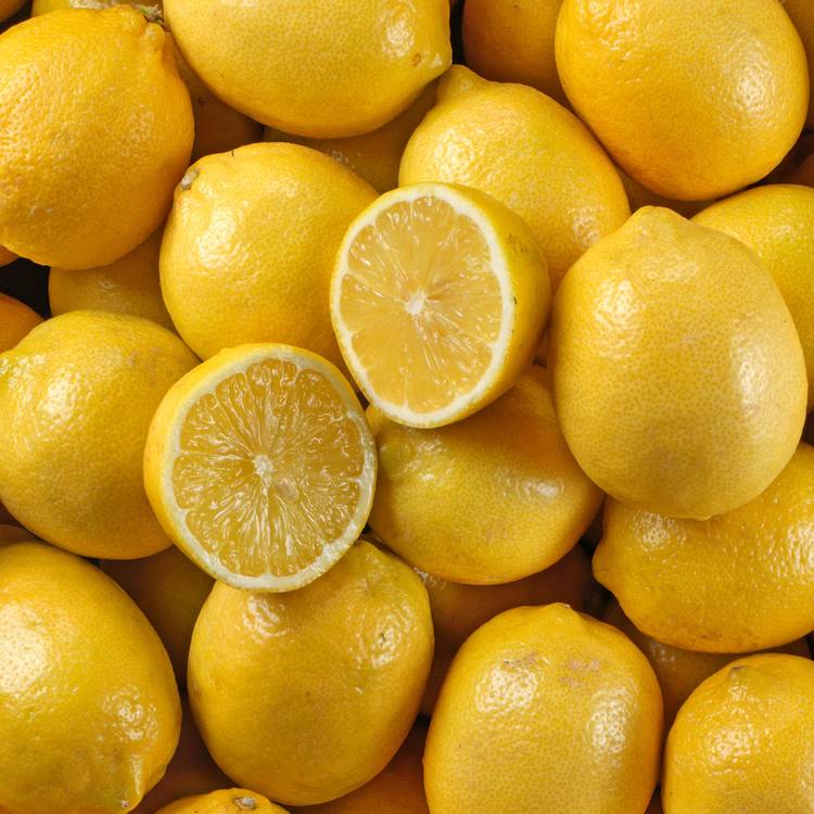 Le Citron jaune en filet de 2kg traité après récolte - 1