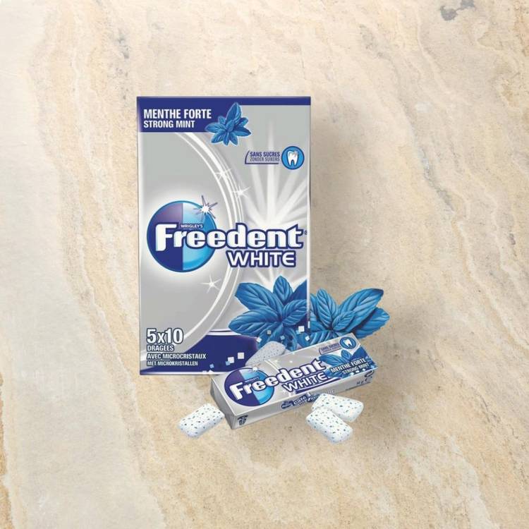 Les Chewing-gum sans sucres goût menthe