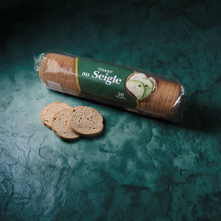 Les Toasts de mie au seigle