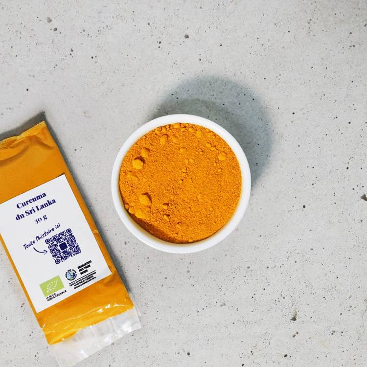 Le Curcuma du Sri Lanka BIO