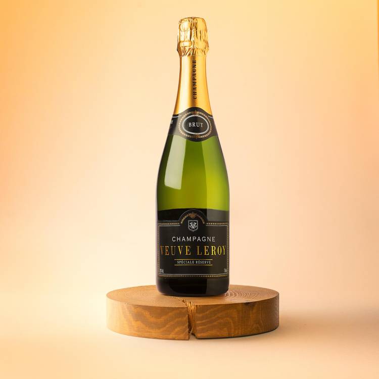 Le Champagne brut Veuve Leroy AOP