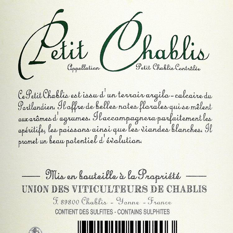 Le Vin blanc petit Chablis AOC - 2
