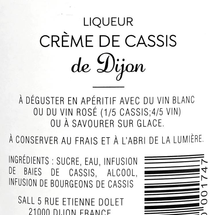La Crème de cassis - 2