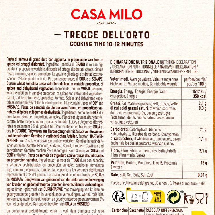 Les Pâtes trecce Orto "Casa Milo" - 2