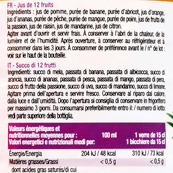 Le Pur jus multifruits - 2