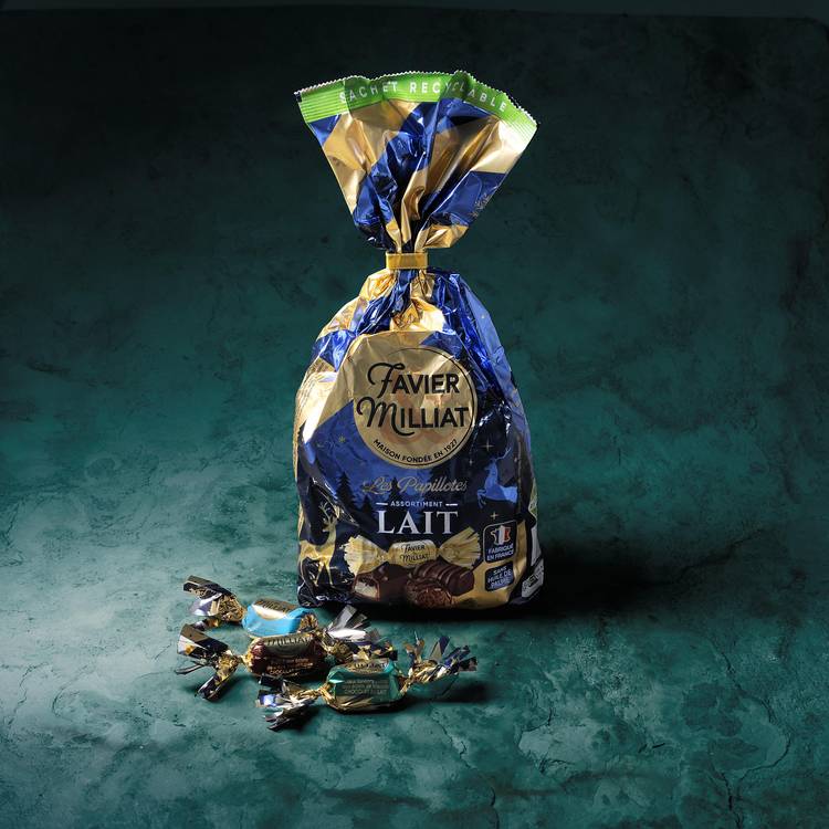 Les Papillotes chocolat  au lait