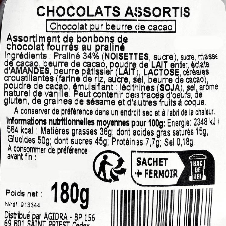 L'Assortiment de chocolats fourrés - 2