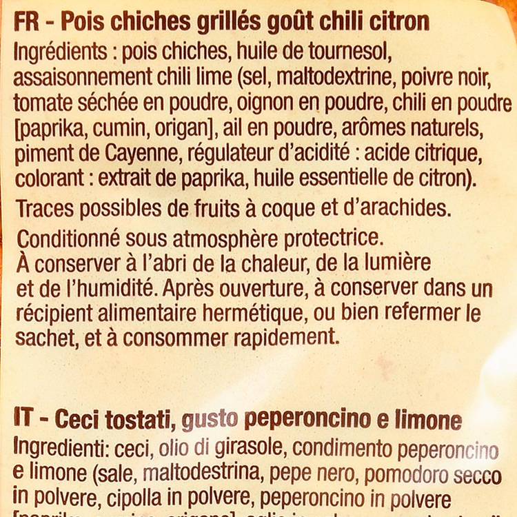 Les Pois chiches grillés saveur chili lime - 3