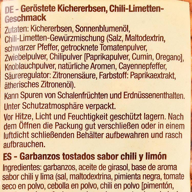 Les Pois chiches grillés saveur chili lime - 2