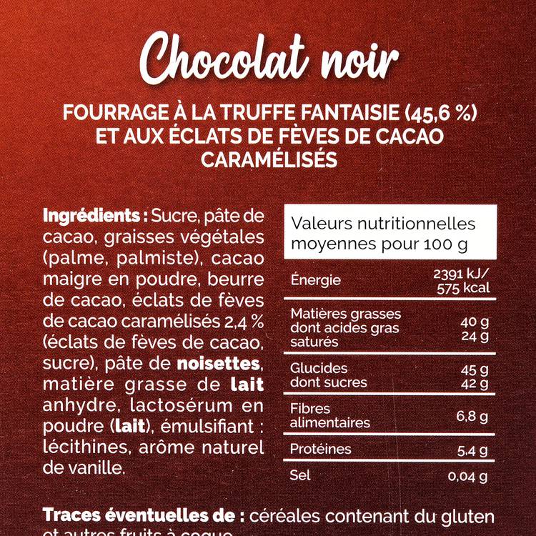 La Tablette de chocolat noir truffé - 2