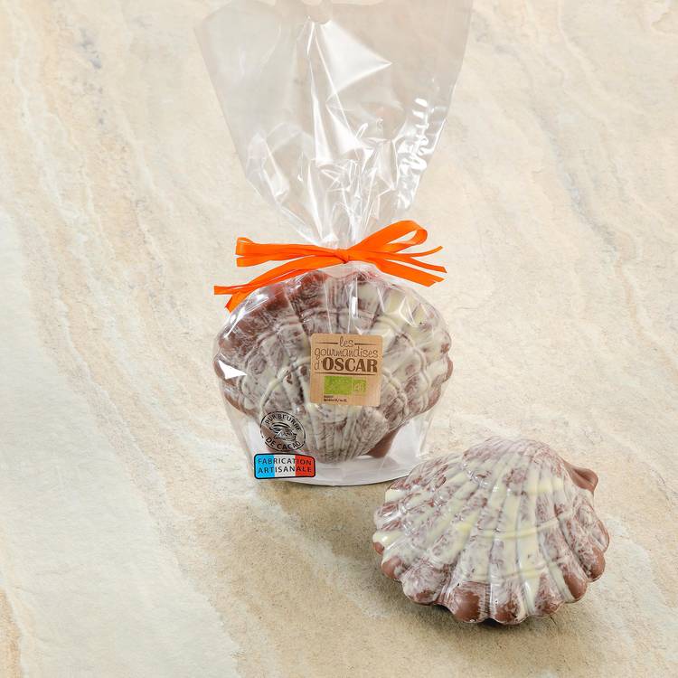 Le Coquillage Saint-Jacques au chocolat au lait