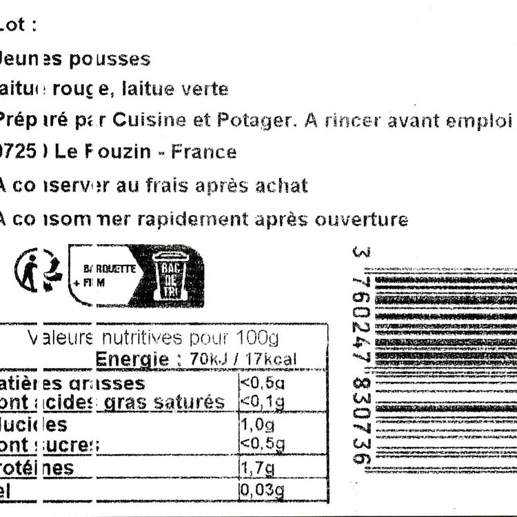 Le Mélange de jeunes pousses - 3