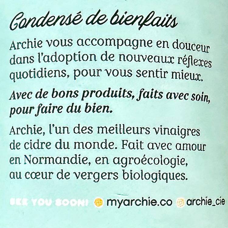 Le Vinaigre de cidre BIO - 2