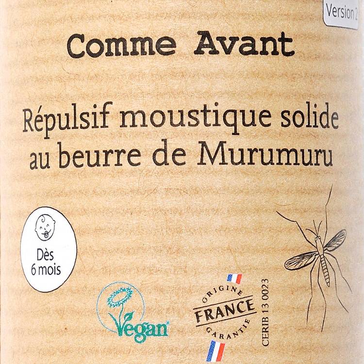 Le Répulsif moustique solide au beurre de murumuru "Comme Avant" - 2
