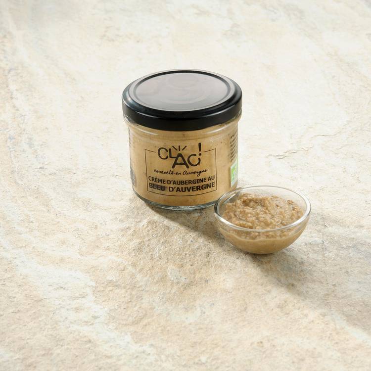 La Crème d'aubergine au bleu d'auvergne  BIO