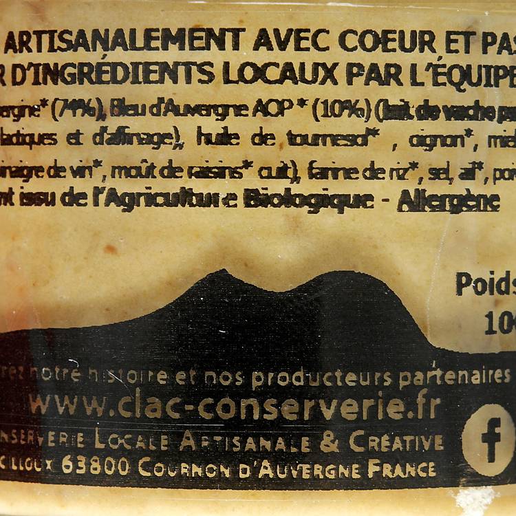 La Crème d'aubergine au bleu d'auvergne  BIO - 3