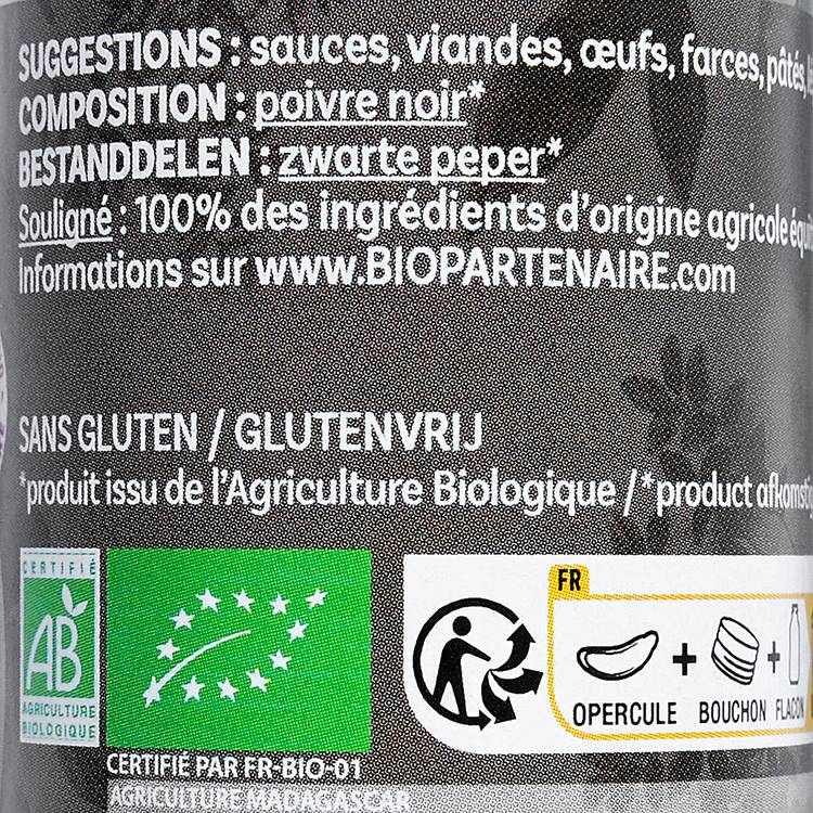 Le Poivre noir moulu BIO - 3