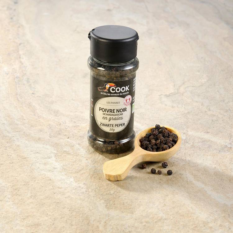 Le Poivre noir en grains BIO