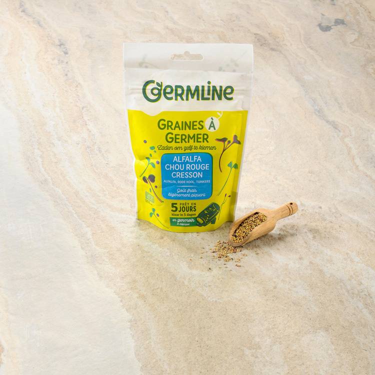 Les Graines à germer (alfalfa, cresson, chou rouge) BIO