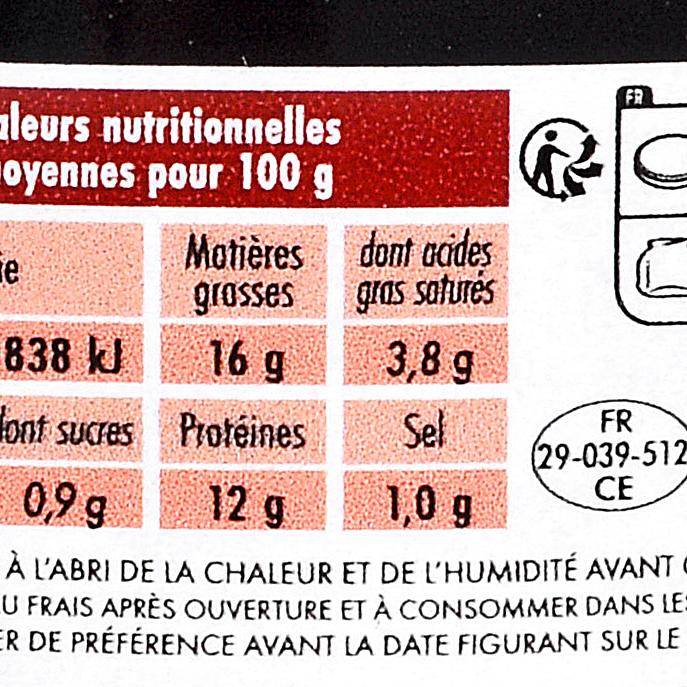 Les Rillettes de sardines aux tomates BIO - 2