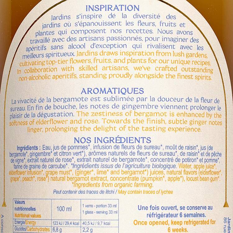 L'Apéritif fleurs de sureau & bergamote BIO - 2